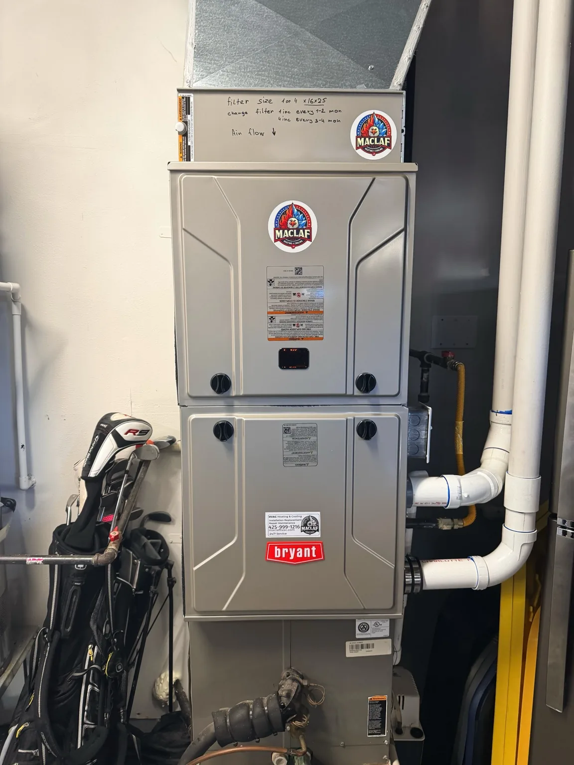 Furnace installation