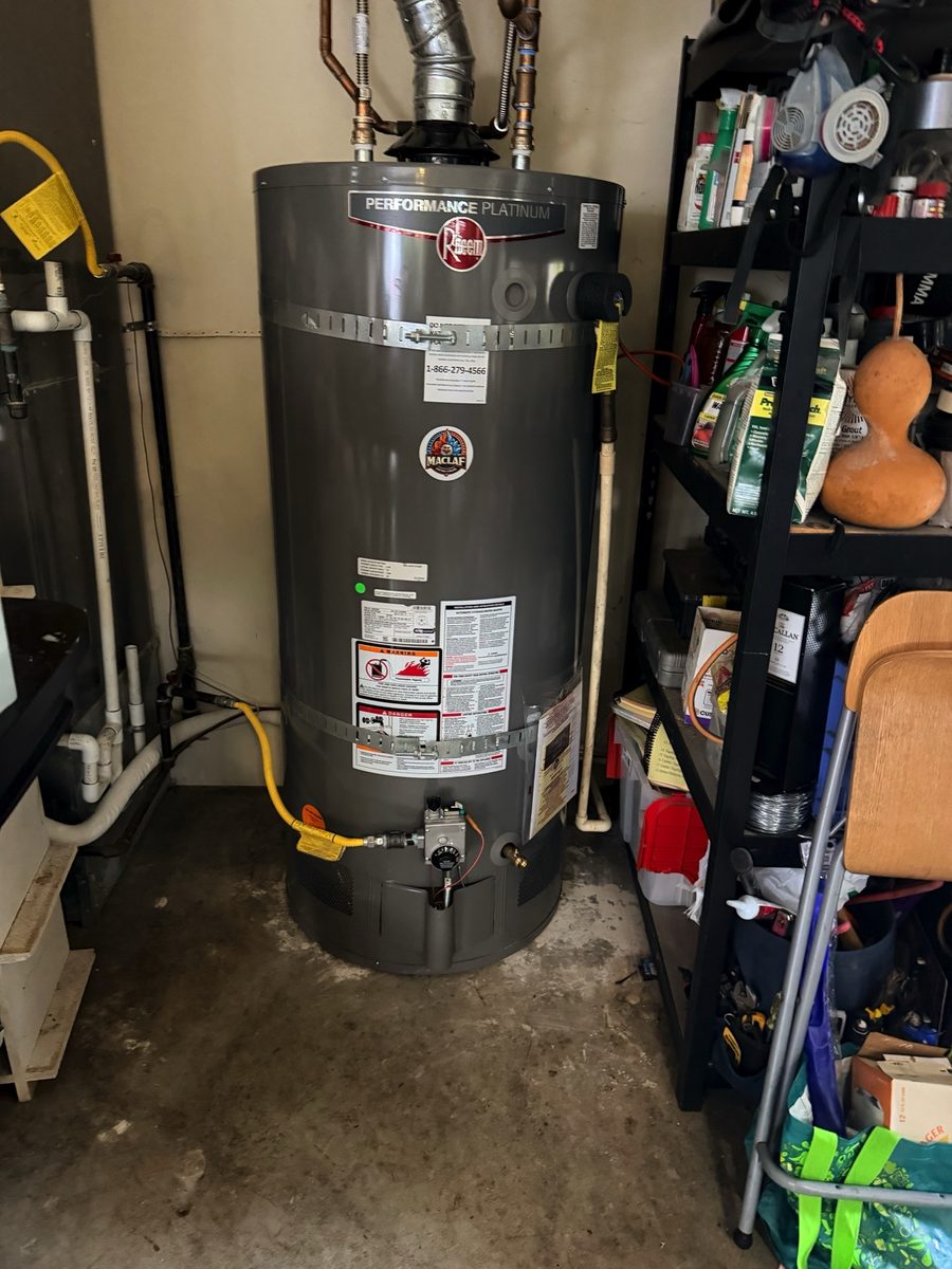 Water heater installation
